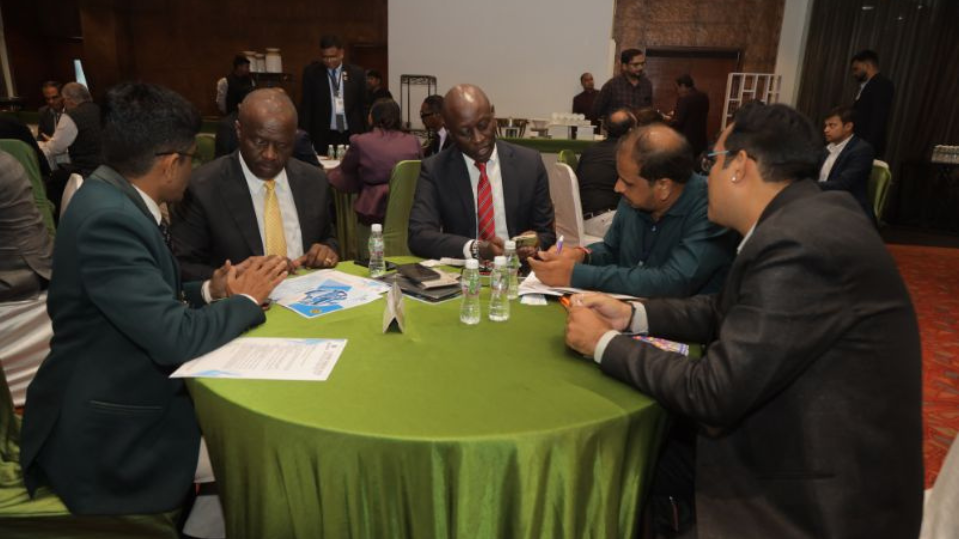 H.E. Peter Munyiri - Kenya High Commissioner B2B Meeting at India Africa Business Conclave