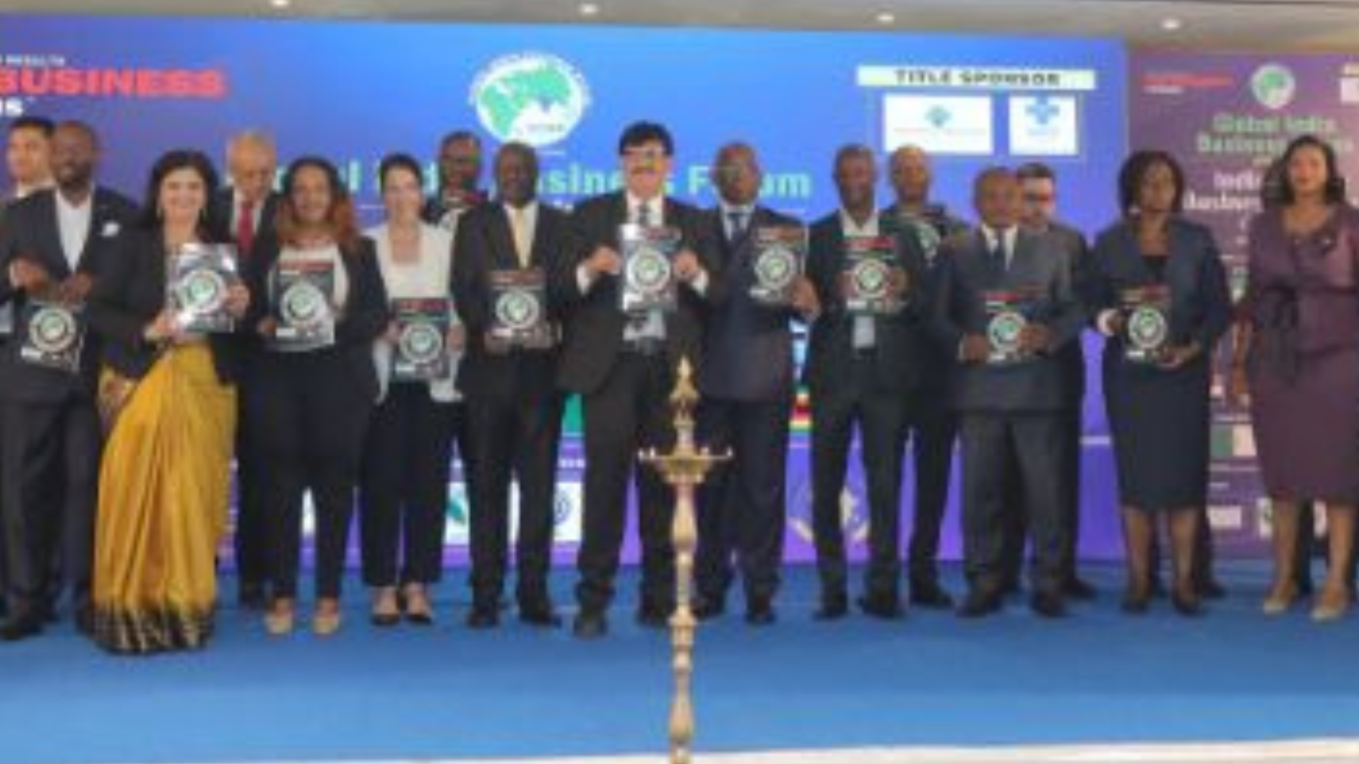 Inauguration of The Business Tycoons Magazines at India Africa Business Conclave