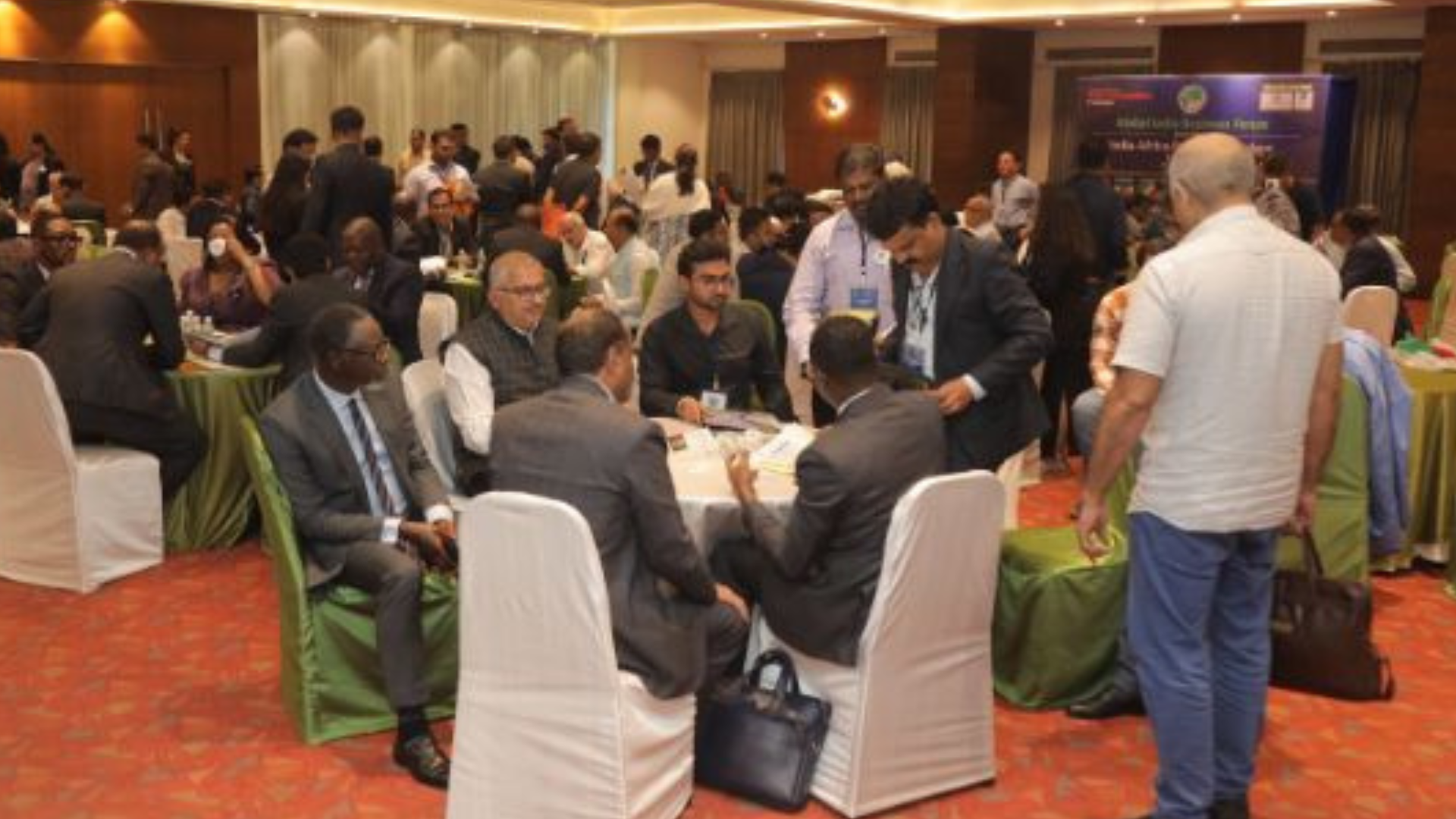 Mr. Th. Linus Kholumo – Lesotho Chargé d’Affaires B2B Meeting at India Africa Business Conclave
