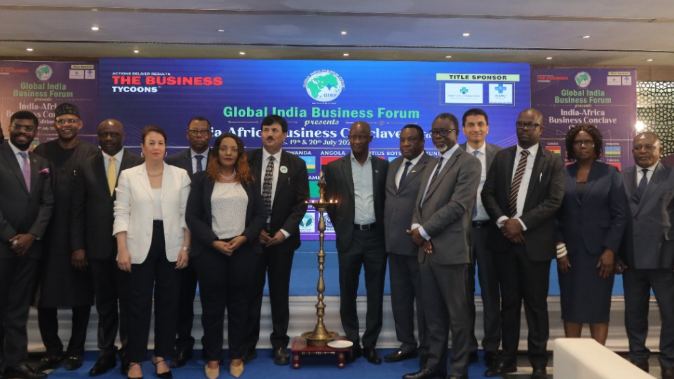 Delegates Group Photo on Stage