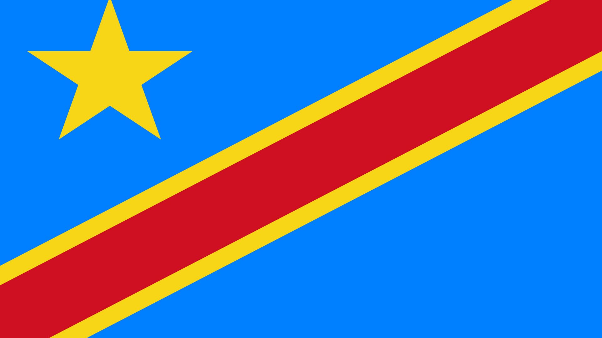 Democratic Republic of the Congo Flag